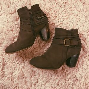 Chocolate Brown Booties